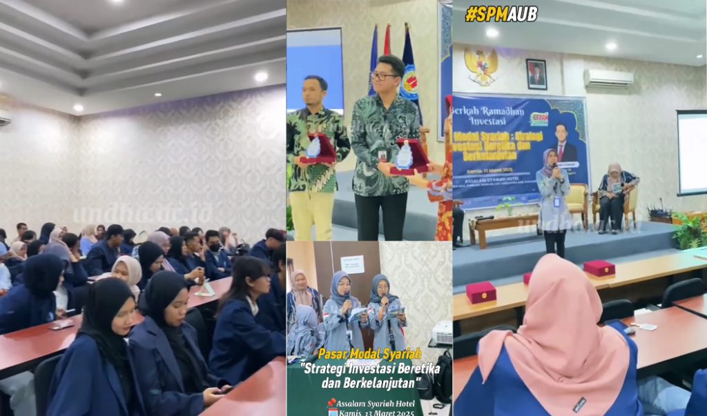 Suasana Pelaksanaan Sekolah Pasar Modal Syariah Strategi Investasi Beretika Universitas Dharma AUB Surakarta