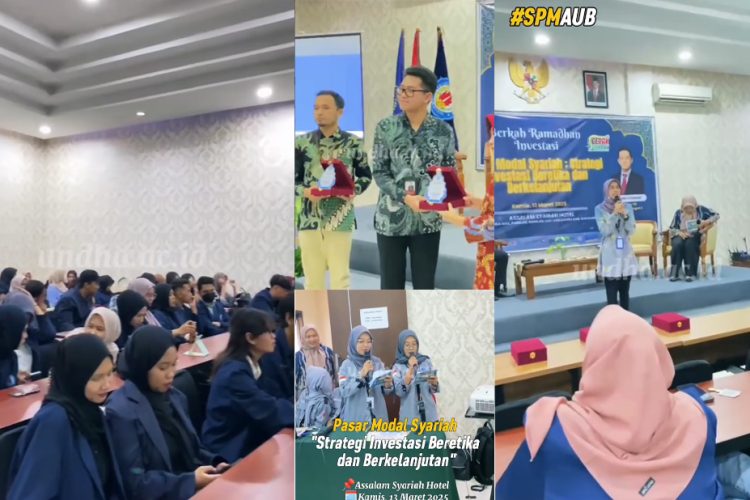 Suasana Pelaksanaan Sekolah Pasar Modal Syariah Strategi Investasi Beretika Universitas Dharma AUB Surakarta